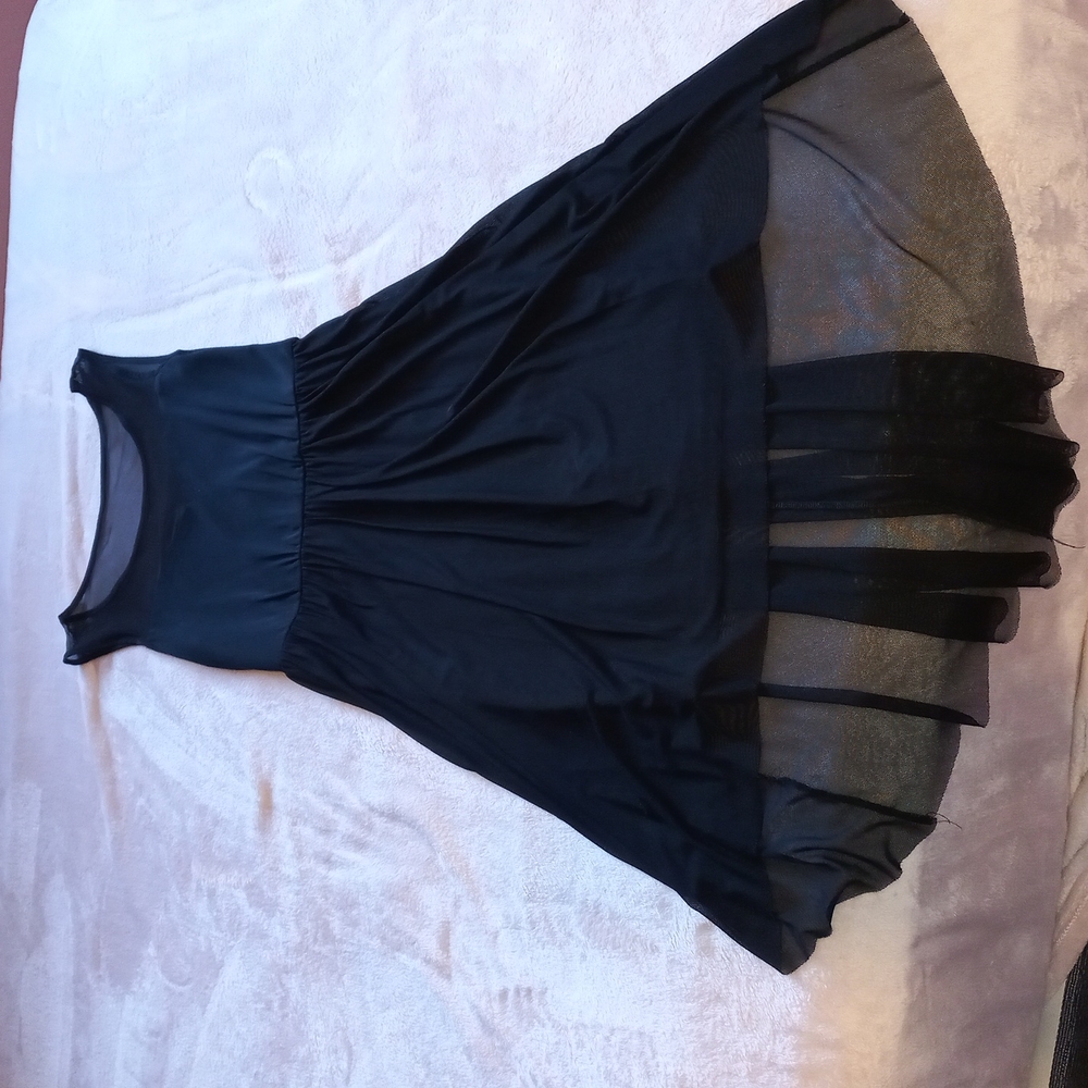 Frank Lyman •Size 6 •Black Dress with Mesh